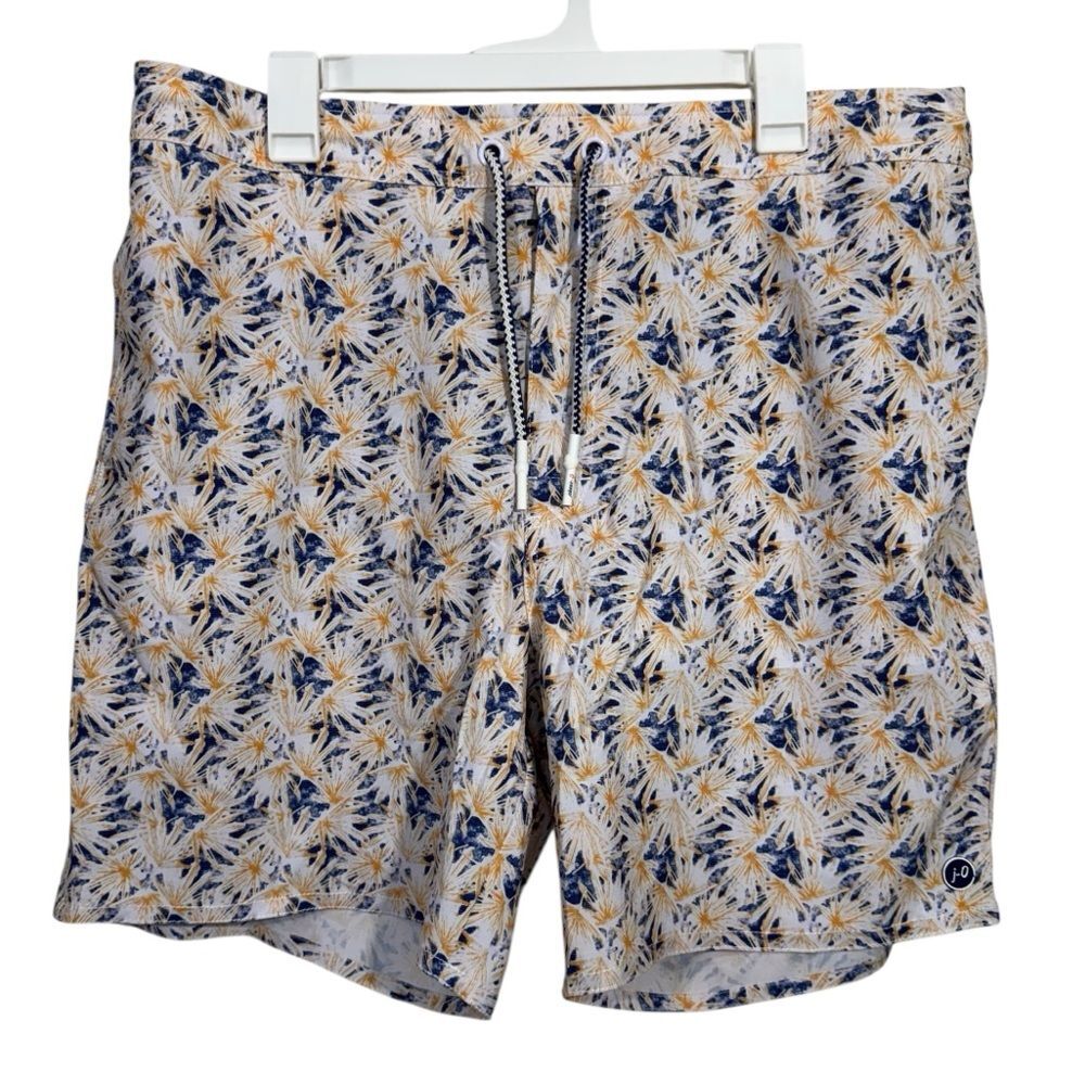 Johnnie-O Multicolor Floral Patterned Swim Trunks